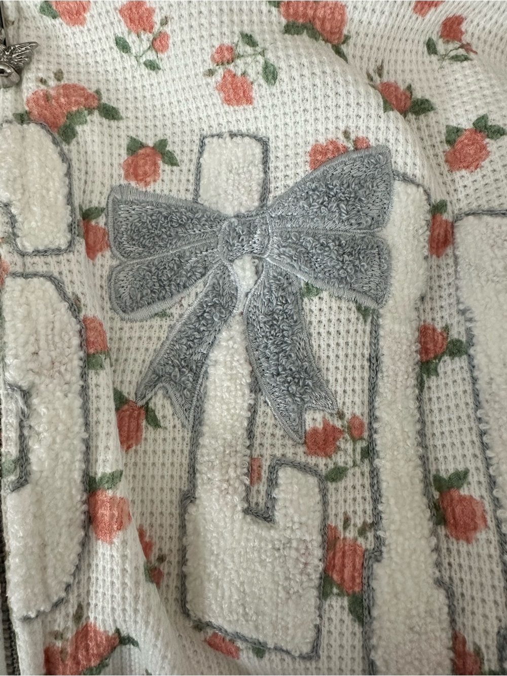 NWOT! Boys Lie Alex Sunshine and Bows Crop Zop Hoodie - Picture 12 of 14